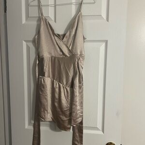 Angel Biba Wrap romper with tie